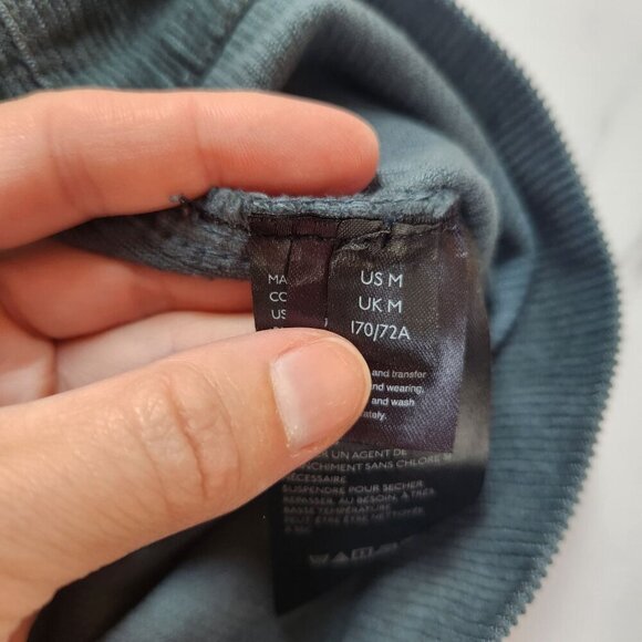 Urban Outfitters Harmony Green Corduroy Mini Skirt Preppy Goth Women's M - Picture 7 of 9